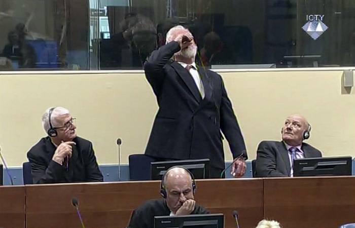 Ex-general of the Croatian army drank poison and died at the Hague Tribunal