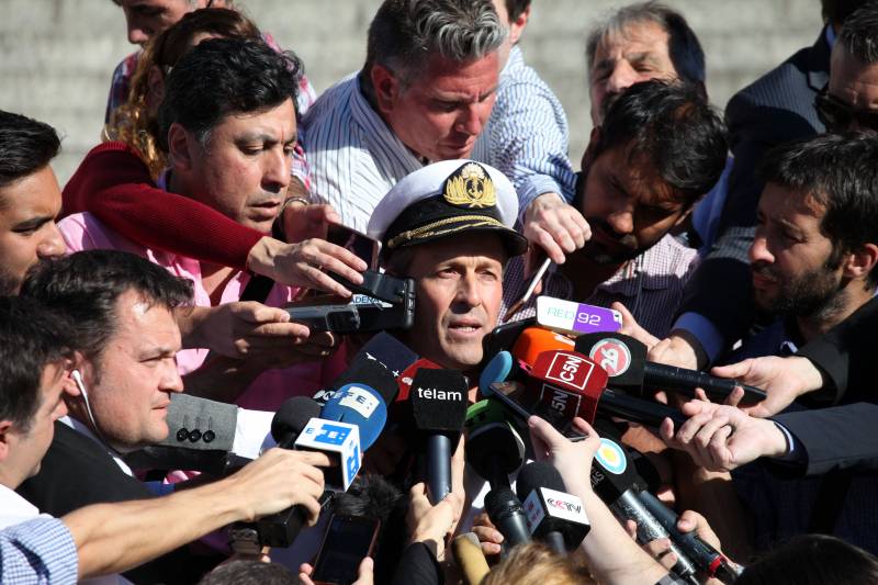 Операция по поиску аргентинской подлодки приближается к «критическому этапу»