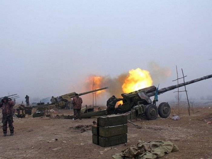 APU used heavy artillery in the south of the DPR. Under the blows 21 locality