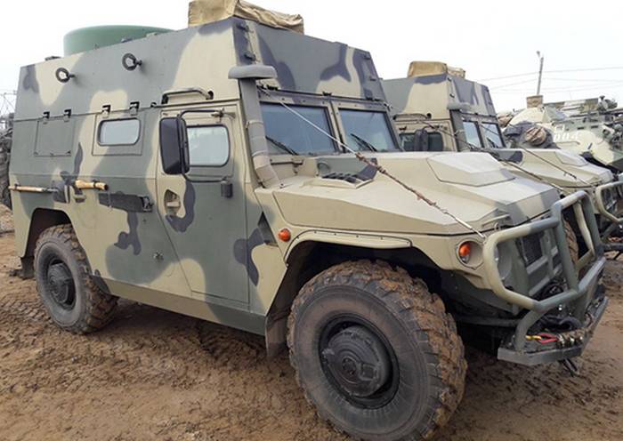 Sinais do Distrito Militar do Sudeste receberam novos veículos de controle baseados no Tiger-M