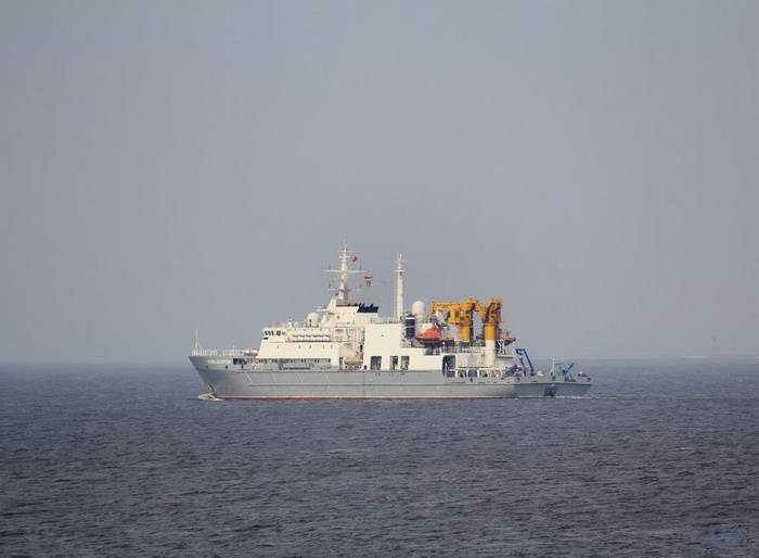 "Igor Belousov" est parti à la recherche de sous-marins depuis la Seconde Guerre mondiale