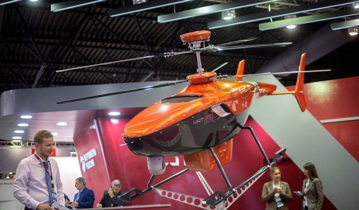 "Helicópteros de Rusia" presentó drone VRT300