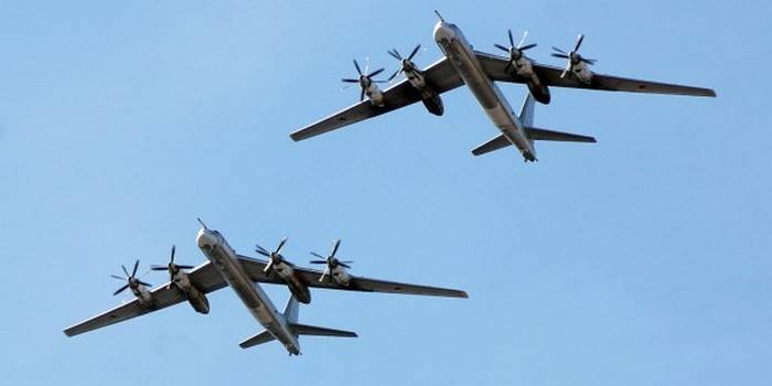 Tu-95MS performed an 8-hour flight over the Pacific Ocean