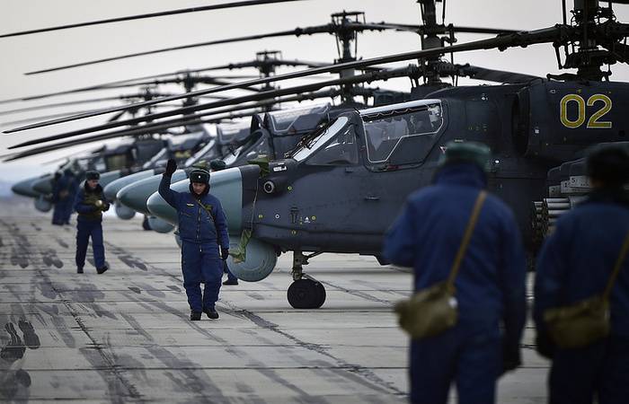 "Вертолеты России" передали в войска все Ка-52 по гособоронзаказу 2017 года