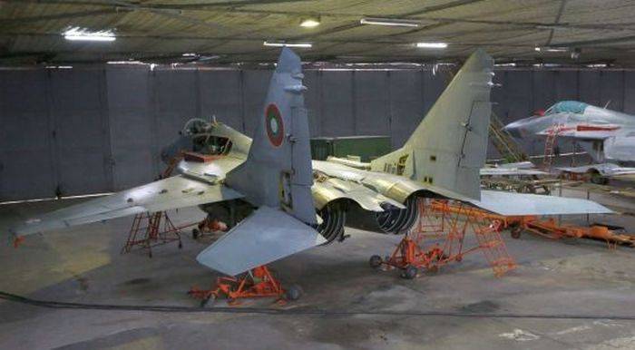 Sofia se voltou para a Rússia para o reparo da Força Aérea Búlgara MiG-29