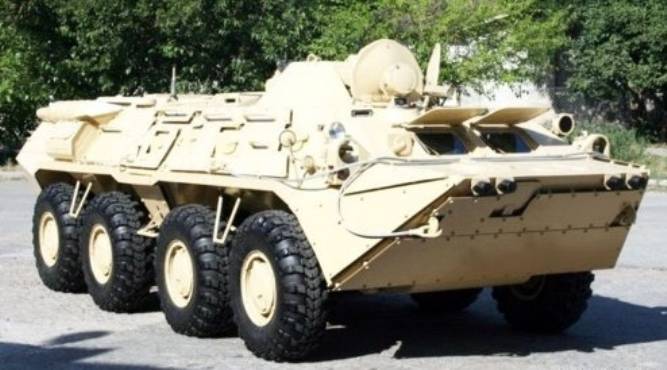 Polnisch-ukrainischer BTR-80UP im Irak gesehen