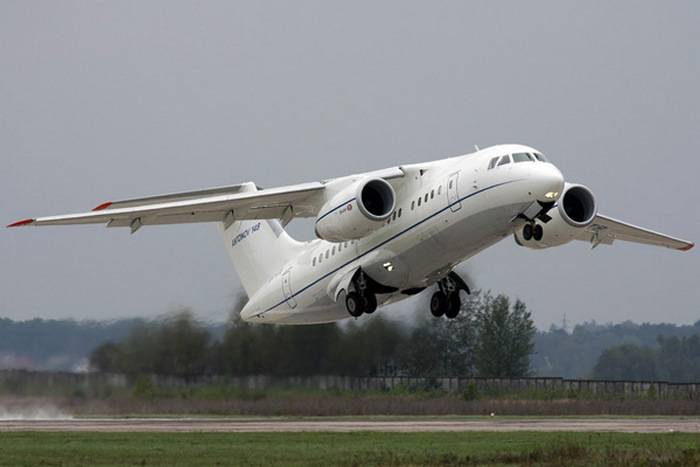 Military transport aviation ZVO received passenger aircraft An-148-100E "Angara"