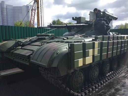 BMPT ukrainien "Guardian" et est resté un modèle