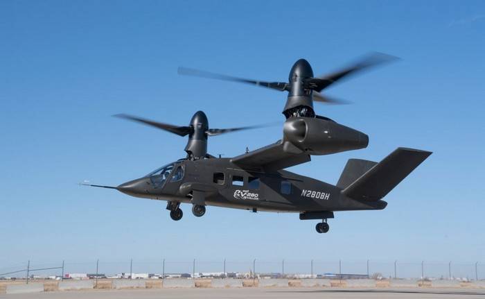 The first prototype of the military convertoplan V-280 Valor made the first flight