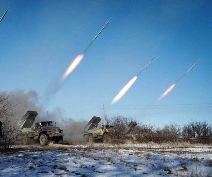 DNR: APU applied MLRS on gorlovskom direction