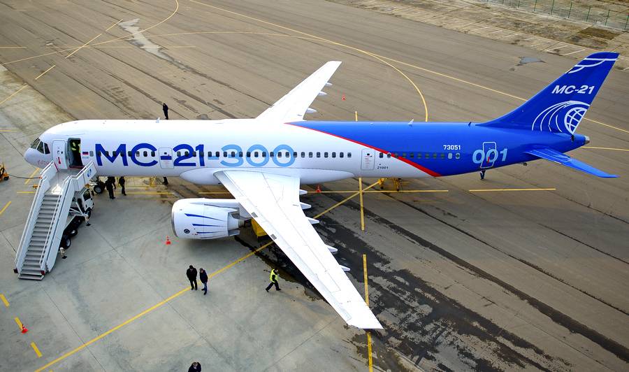 России необходимо около 860 лайнеров МС-21 России необходимо около 860 лайнеров МС-21