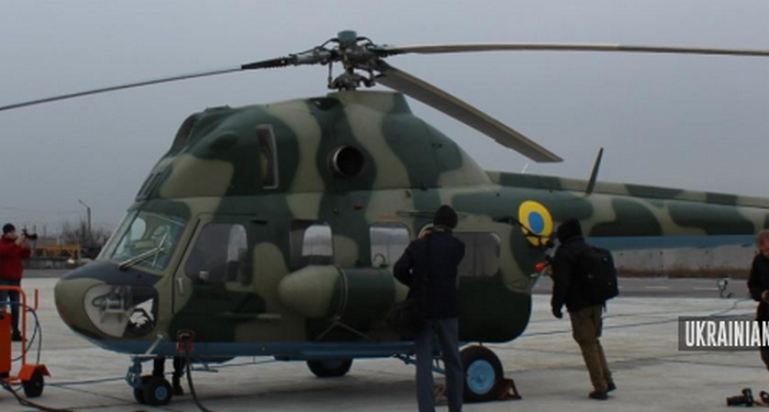 乌克兰国民警卫队收到了一架“新”直升机