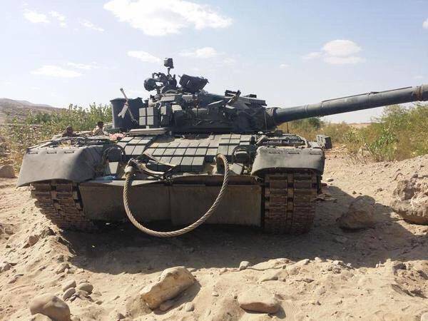 Yemen'deki T-80 BV tankları