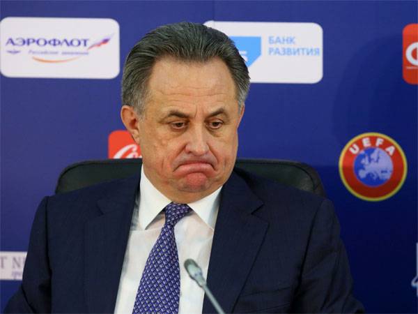 Media: Next week, Mutko expects a "red card"