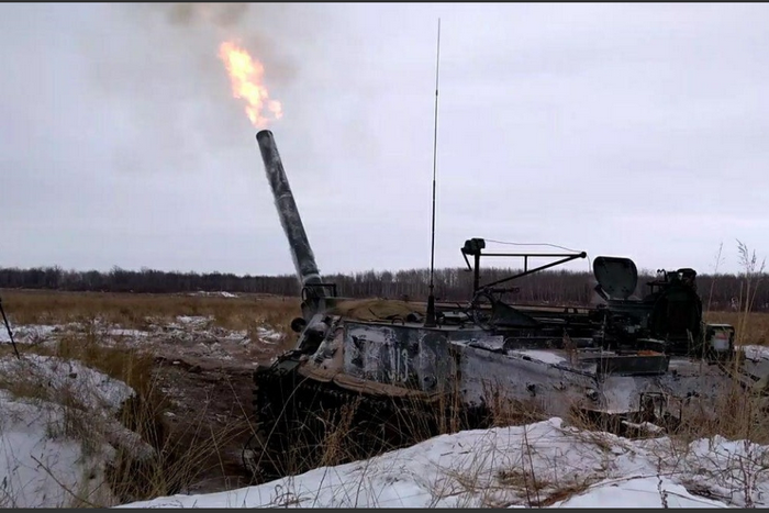 La división de artillería de alta potencia de TsVO disparó desde los Tulipanes por primera vez