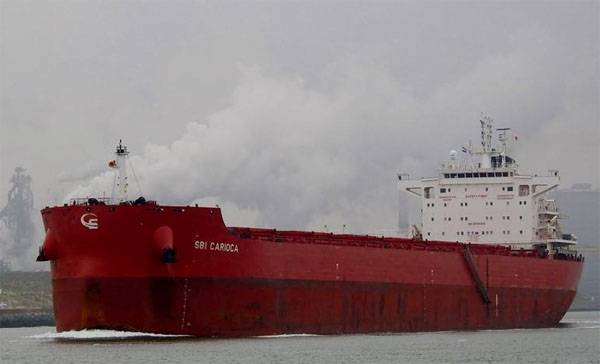 La terza nave portarinfuse con carbone "americano" arrivò nel porto della regione di Odessa