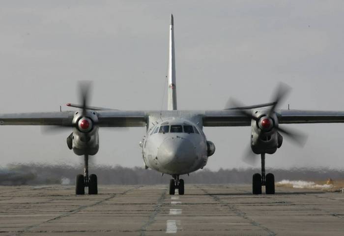 An-26 made a test landing and takeoff from the updated airfield Chkalovsk