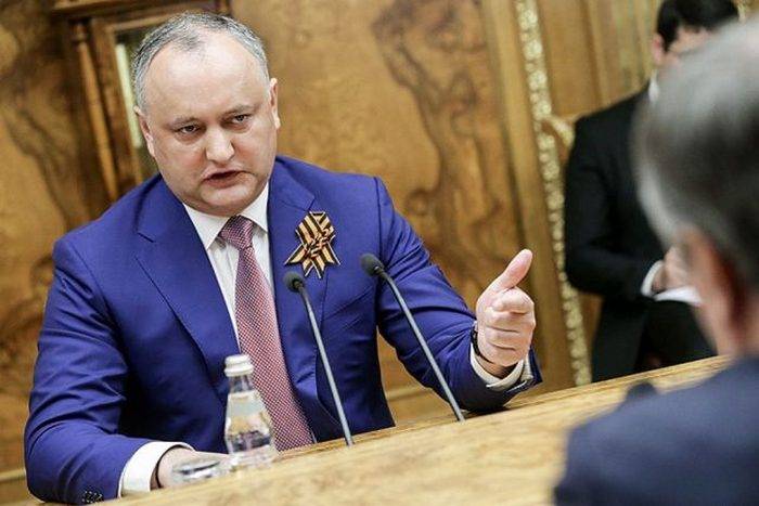 Dodon recorreu ao Tribunal Constitucional por causa da proibição dos noticiários russos.