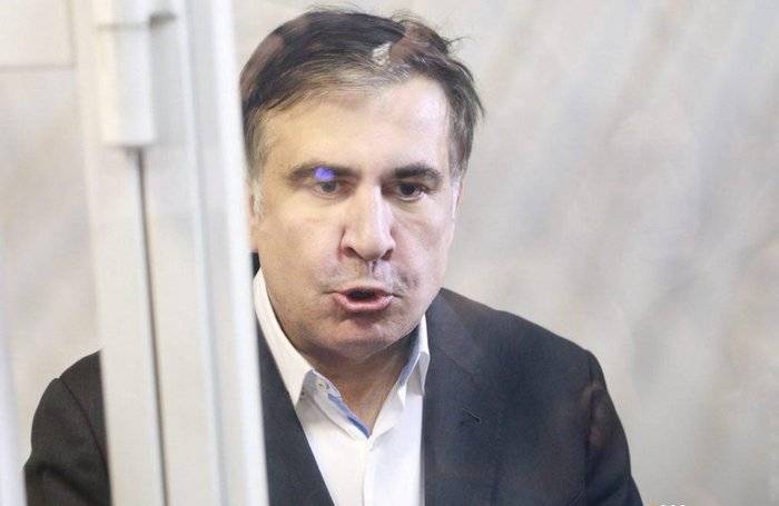 Saakashvili was given three years. While in absentia