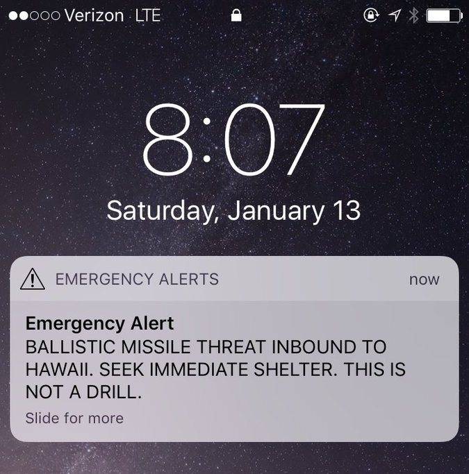 Hawaii Governor explains false missile alarm reason