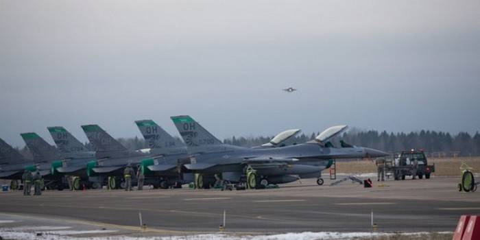 12 US Air Force fighters arrived in Estonia