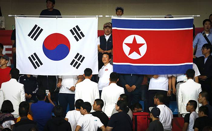 South Korean and DPRK teams at the opening ceremony of the OI-2018 will be held together