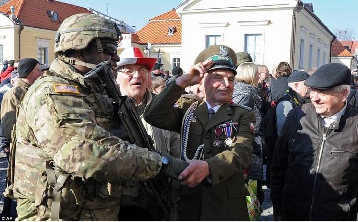 In Poland, they hope to increase the US military contingent in the country