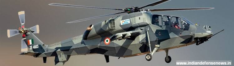 India is experiencing a light attack helicopter (LCH) in desert conditions