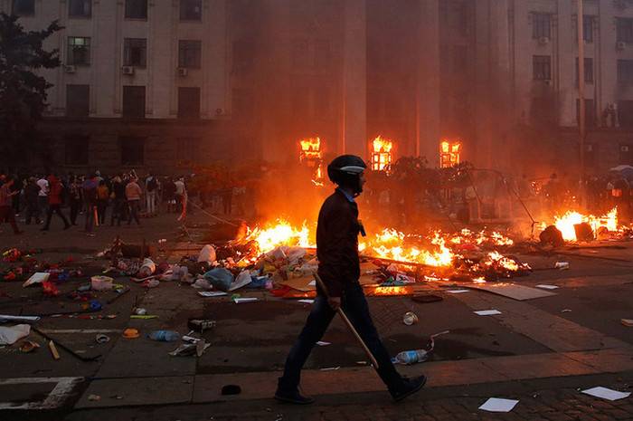 Volker a oublié la tragédie à la Chambre des syndicats à Odessa