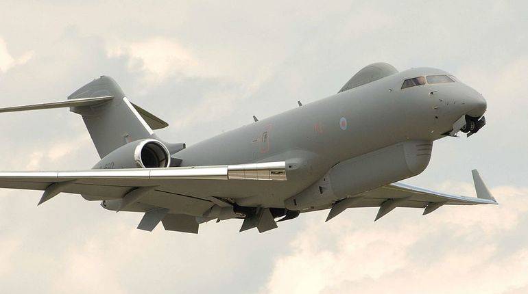 British reconnaissance aircraft was spotted in the south of the Baltic