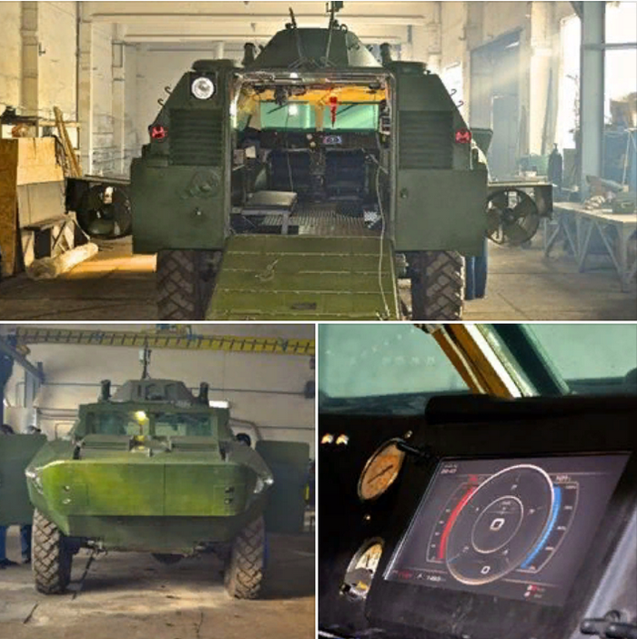Novo carro blindado ucraniano oferecido para ser chamado de "Lixo"