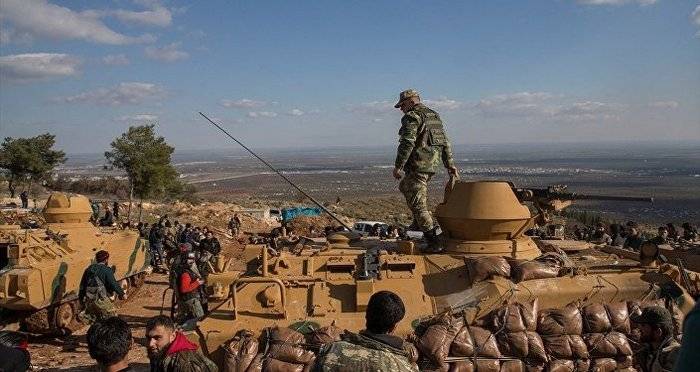 Turkish "cardboard" BMP ACV-15 reinforced with sandbags