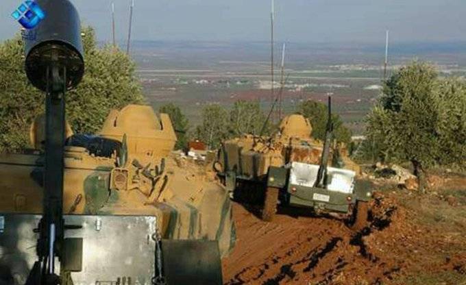Turkish forces deployed a reactive demining system in Syria