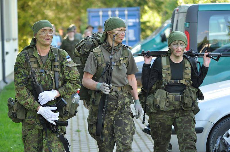 As forças armadas da Estônia estão confiantes de que as mulheres enfrentarão qualquer tarefa do exército