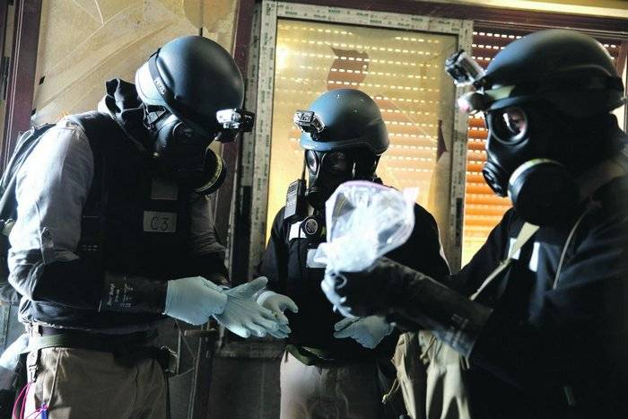 The United States suspected Damascus in the production of new chemical weapons