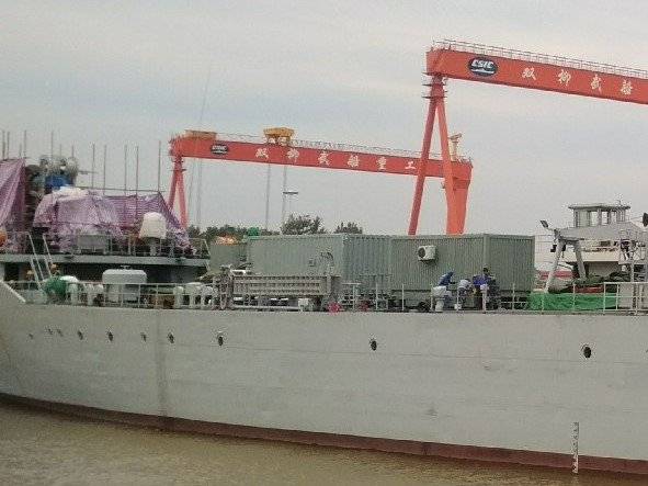 中国、新型艦砲の試験へ