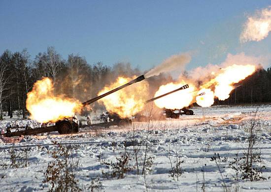 In Transbaikalia, a test of artillery formations was conducted.