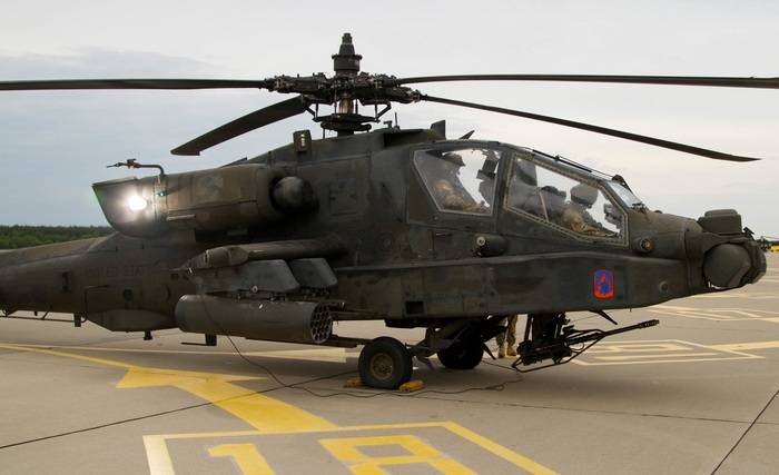 На юго-западе Японии разбился вертолет АН-64