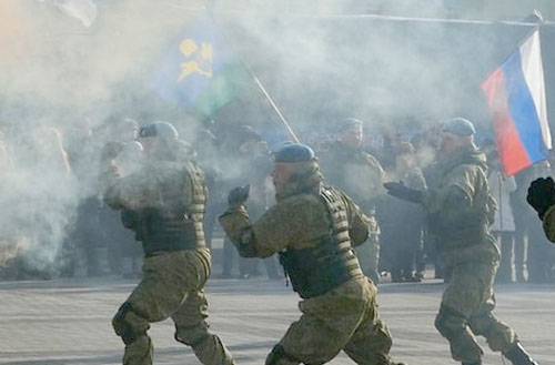 Les parachutistes de la 56e ODshb effectuent un supermarathon de ski en l'honneur de l'anniversaire du Ryazan VVDKU