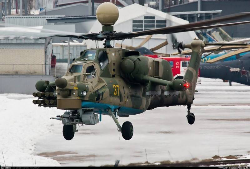 "Russian Helicopters" reported on state tests Mi-28НМ