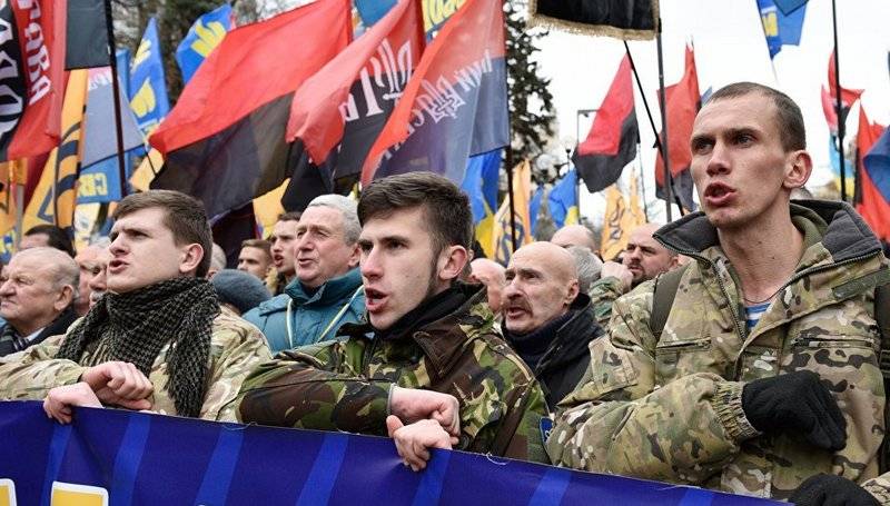 In Kiev, allowed to hang out the Bandera flag on certain holidays