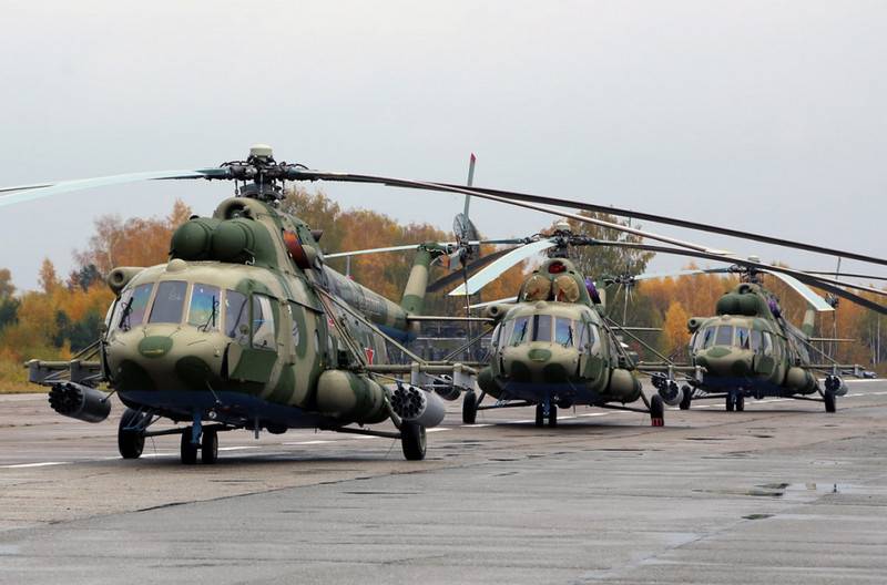 Russian Helicopters ha consegnato un lotto di Mi-8MTV-5-1 al Ministero della Difesa