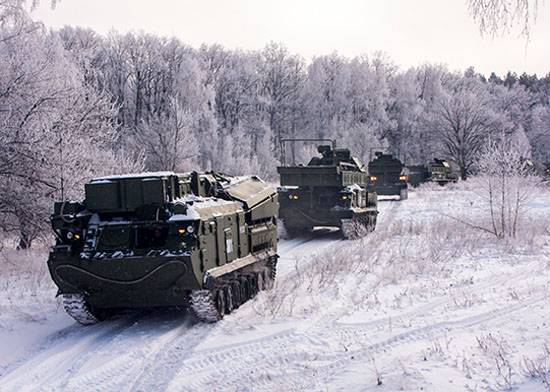 Buk-M3 during the exercise was applied on the surface ship of the conditional enemy