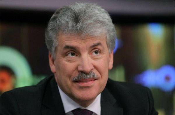 Rusya Federasyonu’nun CEC’i, Pavel Grudinin’in medyadaki kampanyası kapsamında ihlaller bulamadı