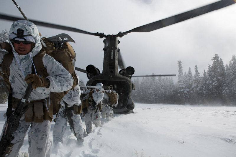 Marines dos EUA começaram a se preparar para o "inverno russo"