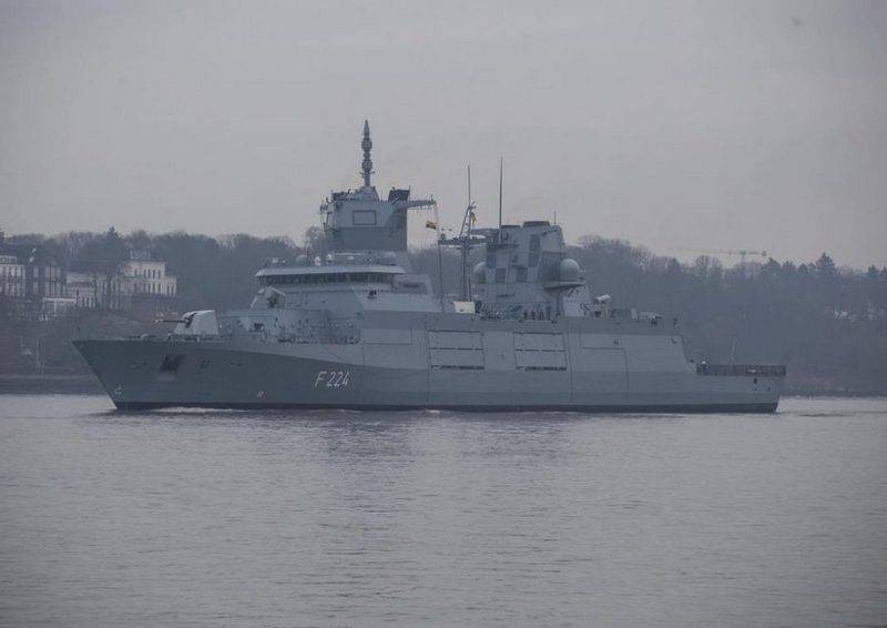 プロジェクトF125のXNUMX番目のドイツフリゲート艦が試験に参加した