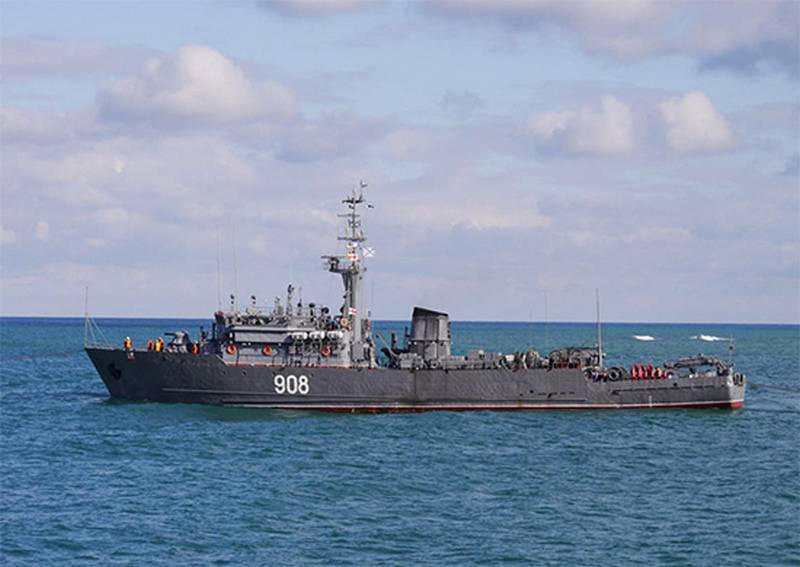 Le dragueur de mines de la flotte de la mer Noire, le "vice-amiral Zakharyin", a été intégré à la formation permanente de la marine dans la mer Méditerranée