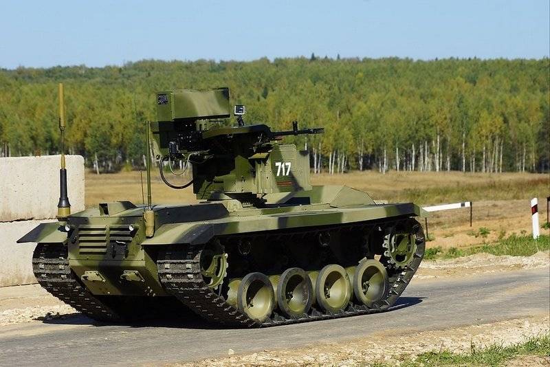 Rosgv​​ardiya计划武装战斗机器人