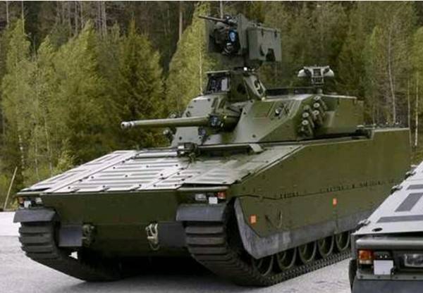 New command and staff vehicle CV90 STRILED of the Norwegian Army