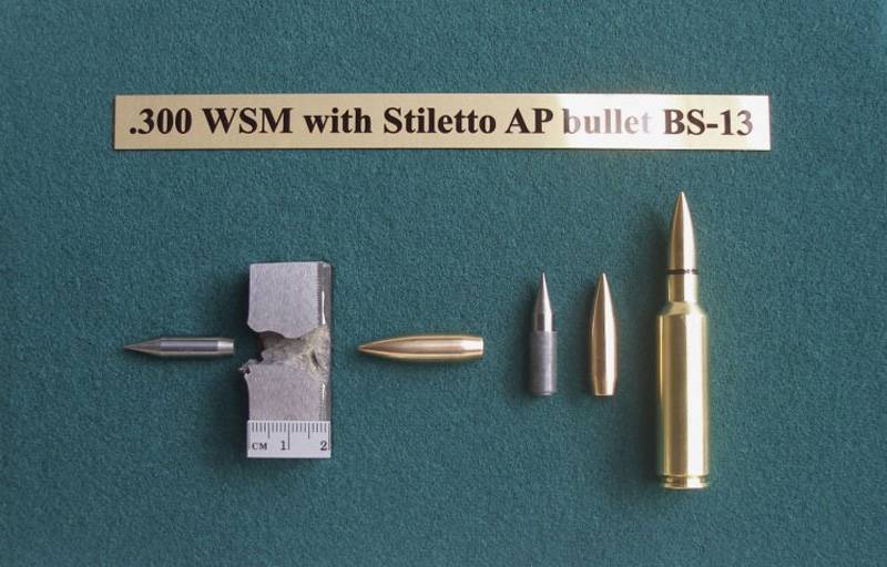 Stiletto demonstrates the effectiveness of its armor piercing cartridges.